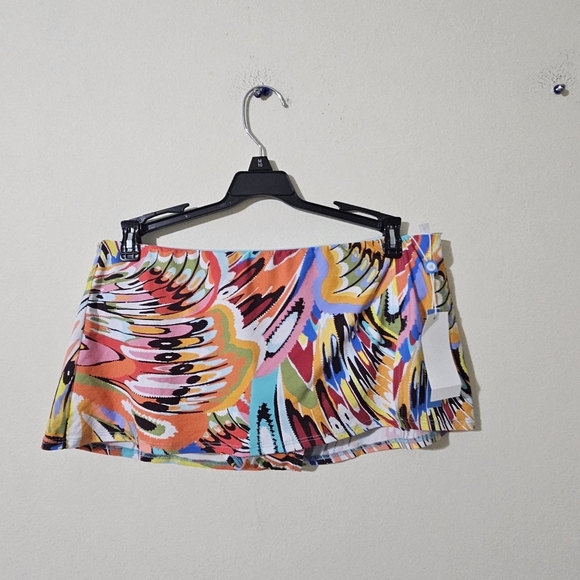 Bleu Break The Mold Skirted Hipster Swim Bottoms - Picture 1 of 7